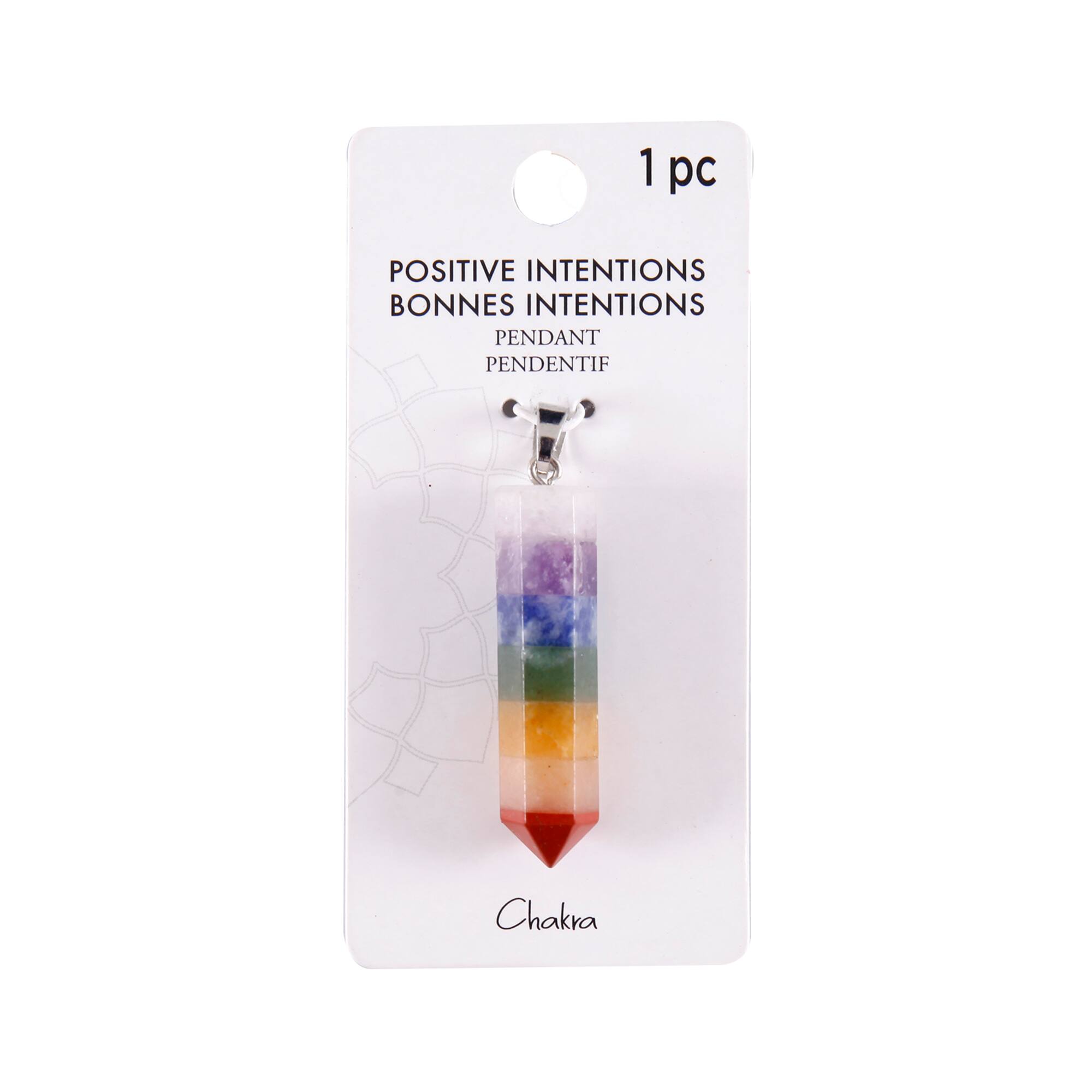 12 Pack: Positive Intentions Chakra Arrow Pendant by Bead Landing™